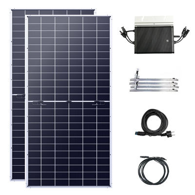 Avcon Kit Solar Panel 800W-1200W Balcony Solar Monocrystalline  with MPPT Controller 220V Micro Inverter Complete Home System