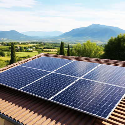 Home Solar System Off Grid 5kw With 10kwh Wall Mount Lithium Battery Inverter with Solar Panel