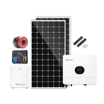 Avcon 5KW Off-Grid Home Solar System High-Efficiency Solar with Battery Wall Mount Lithium Ion Energy Storage Kit Solar Panel