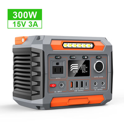 Portable 300W Power Bank Solar Generator Mini Solar Panels with MPPT Controller External Battery Car Power Source for Home Use