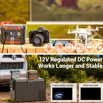 Portable 300W Power Bank Solar Generator Mini Solar Panels with MPPT Controller External Battery Car Power Source for Home Use