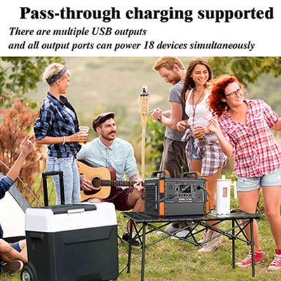 HP Power Smart Solar Generator 220V Portable Lifepo4 Power Station 3000W 1200W Rated Power MPPT Controller External Battery