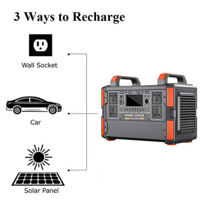HP Power Smart Solar Generator 220V Portable Lifepo4 Power Station 3000W 1200W Rated Power MPPT Controller External Battery