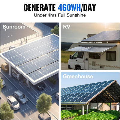 Avcon Agrovoltaic 550W Solar Panels N-Type for Topcon Power Glass with PERC HJT Technology for Balcony Solar Power System