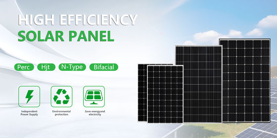 High Efficiency Monocrystalline Solar Panel Best Price 580W 620W OEM Power N-Type Roof Application with Glass Front Cover