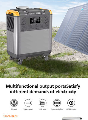 OEM ODM Portable 1500W-5000W Solar Energy System 2400W 3000W 5000W Home Solar Generator Lifepo4 Lithium Car Outdoor Station