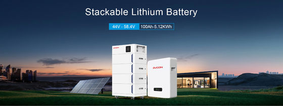 Rechargeable 5kWh 10kWh 15kWh Solar Battery Power Station BMS Lithium Iron LFP Battery Stack 100Ah Storage Home Appliances