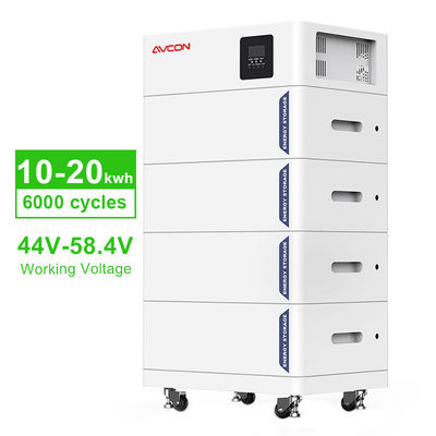 All-in-One 5Kw to 50Kw Home Energy Storage System Stackable 48V Solar Lithium-Ion Battery 200Ah Capacity CAN Communication Port